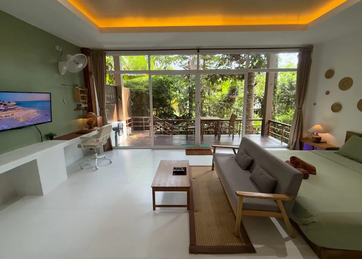 Spacious Superior Bungalow interior at Beach Jungle Koh Chang
